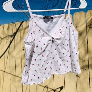 Forever 21 rose crop top